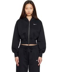 Nike - Sportswear Phoenix Fleece Loose Full-Zip Cropped Hoodie - Lyst
