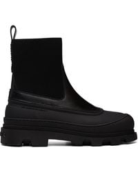 Moncler - Vera Edge Leather Ankle Boots - Lyst