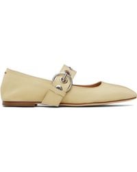 Aeyde - Ballerines De Style Charles Ix Uma Beiges À Œillets - Lyst