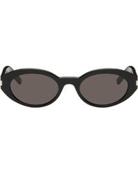 Saint Laurent - New Wave Oval Sunglasses - Lyst