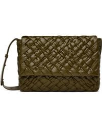 Bottega Veneta - Khaki Rumple Messenger Bag - Lyst