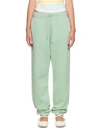 Nike - Pantalon De Survêtement Surdimensionné Vert En Molleton À Taille Haute - Lyst