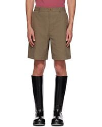 Acne Studios - Taupe Regular-fit Shorts - Lyst