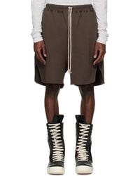 Rick Owens - Temple Long Boxers Butt Zip Shorts - Lyst