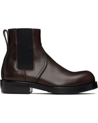 Dries Van Noten - Leather Chelsea Boots - Lyst