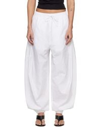 Rohe - Volume Crushed Cotton Trousers - Lyst