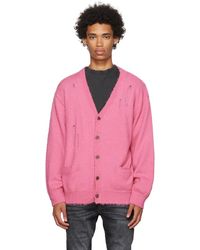ピンク カーディガン メンズ Lyst