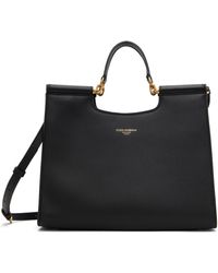 Dolce & Gabbana - Small Sicily Shopper Tote - Lyst