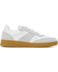 A.P.C. - . White & Gray Plain Sneakers - Lyst