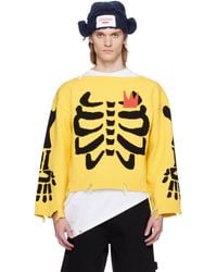 Charles Jeffrey - Graphic Slash Sweater - Lyst
