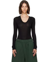 Entire studios - Circle Neck Bodysuit - Lyst
