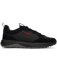 HUGO - Black Kane Runn Sneakers - Lyst