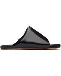 Bottega Veneta - Black Cushion Slides - Lyst
