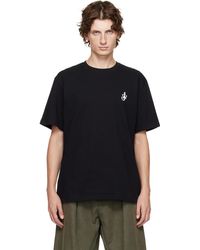 JW Anderson - Anchor Embroidery T-Shirt - Lyst