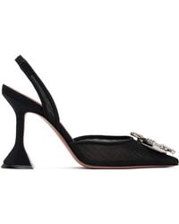 AMINA MUADDI - Begum Mesh Sling 95 Heels - Lyst