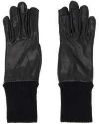 Rick Owens - Black Runway Short Ribcuff Gloves - Lyst