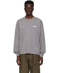 Yohji Yamamoto - Gray Neighborhood Edition Long Sleeve T-shirt - Lyst