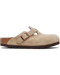 Birkenstock - Narrow Boston Soft Footbed Slip-On Loafers - Lyst