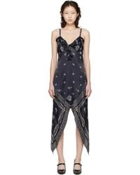Anna Sui - Handkerchief Midi Dress - Lyst