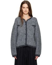 OPEN YY - Shaggy Cardigan - Lyst
