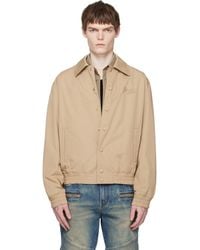 Balmain - Cotton Twill Bomber Jacket - Lyst