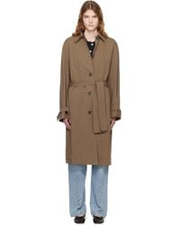 TOTEME - Khaki Light Spring Trench Coat - Lyst
