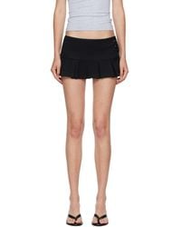 GUIZIO - Pleated Micro Miniskirt - Lyst