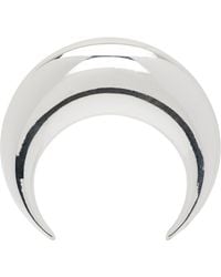 Marine Serre - Regenerated Tin Moon Stud Earring - Lyst