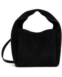 Totême - Toteme Black Suede Bucket Bag - Lyst