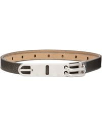 Rick Owens Snaps Belt in Black for Men | Lyst