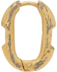 Parts Of 4 - Boucle d'oreille unique dorée à maillon deco - Lyst