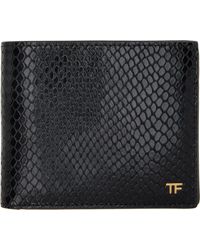 Tom Ford - Printed Python Classic Bifold Wallet - Lyst