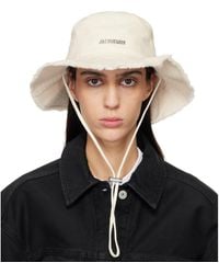 Jacquemus - Off- Les Classiques 'The Artichaut' Bucket Hat - Lyst