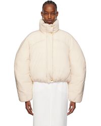 Jacquemus - Off-white Les Sculptures 'la Doudoune Courte Caraco' Jacket - Lyst