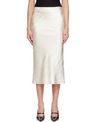 Sportmax - Off- Ruta Midi Skirt - Lyst