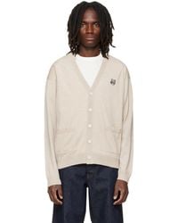 Maison Kitsuné - Fox Head Merino Comfort Cardigan - Lyst