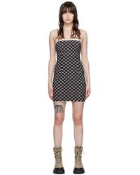 MISBHV - Monogram Spaghetti Minidress - Lyst