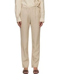 Loulou de Saison - Scot Straight Leg Trousers - Lyst