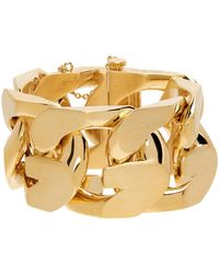 Givenchy Bracelet-chaînette doré à grands logos g - Métallisé