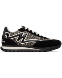 Marc Jacobs - Black & White 'the Monogram jogger' Sneakers - Lyst