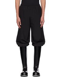 Acne Studios - Black Regular Fit Trousers - Lyst