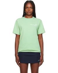 Sporty & Rich - Green Villa T-shirt - Lyst