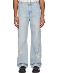 lesugiatelier - Crystal-Cut Jeans - Lyst