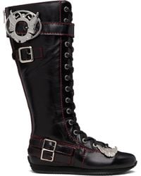 Chopova Lowena - Chunky Lace Up Stefanie Tall Boots - Lyst