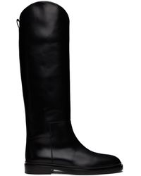 Jil Sander - Black Asymmetric Boots - Lyst