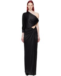 Atlein - Knotted Maxi Dress - Lyst