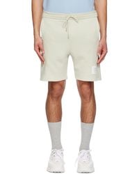 Thom Browne - Thom E Classic Loopback 4-bar Sweat Shorts - Lyst