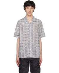 Ksubi - Tencel Poplin Logo Graphic Shirt - Lyst