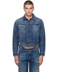 Jean Paul Gaultier - 'The Jpg Curved' Denim Jacket - Lyst