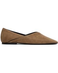 TOTEME - Suede Everyday Ballet Flats - Lyst